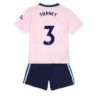 Arsenal Kieran Tierney #3 Tredje sæt Børn 2022-23 Kortærmet (+ Korte bukser)